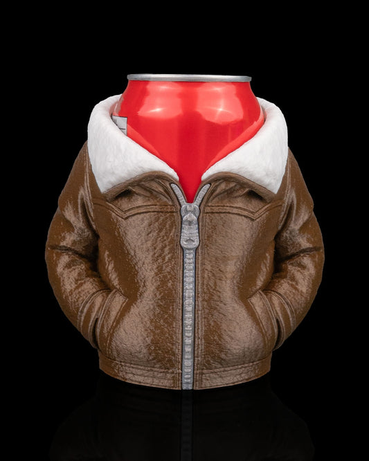 Leather Jacket – Can Holder