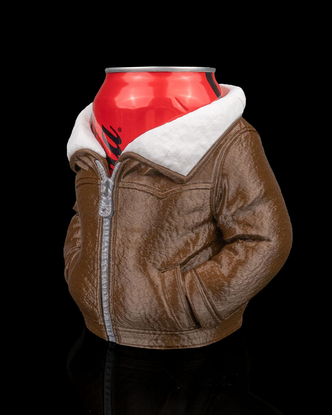 Leather Jacket – Can Holder