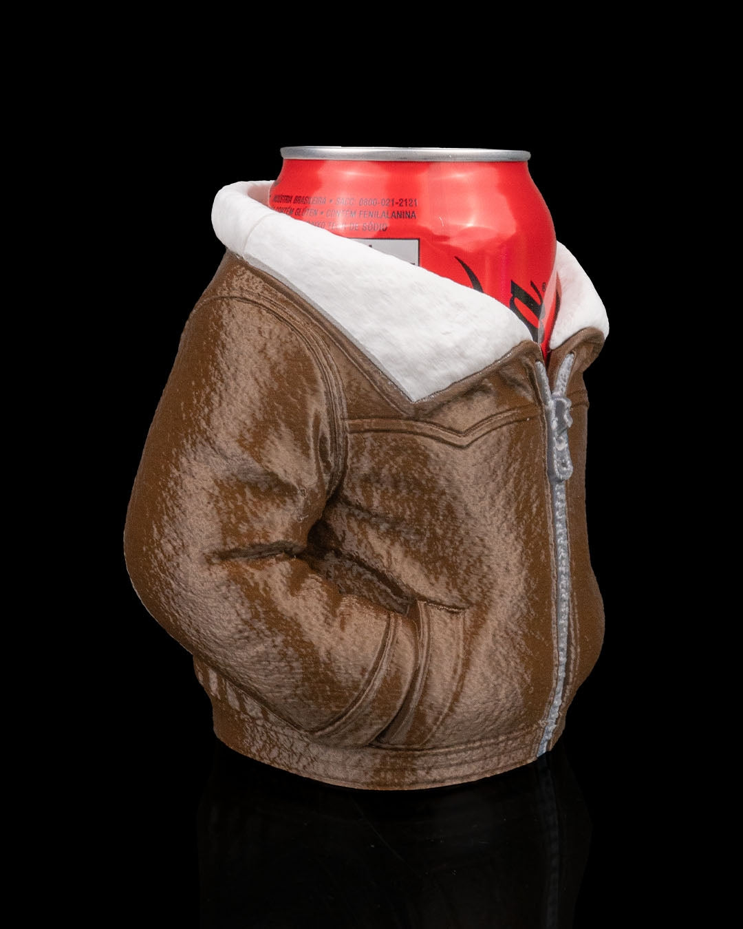 Leather Jacket – Can Holder