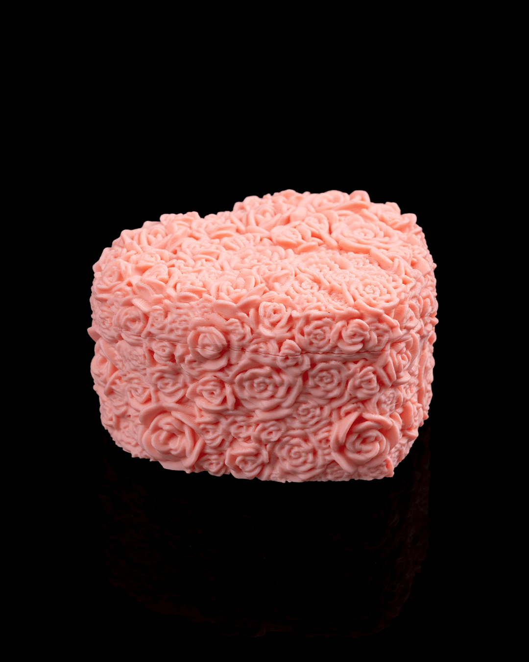 Decorative Rose Heart Box