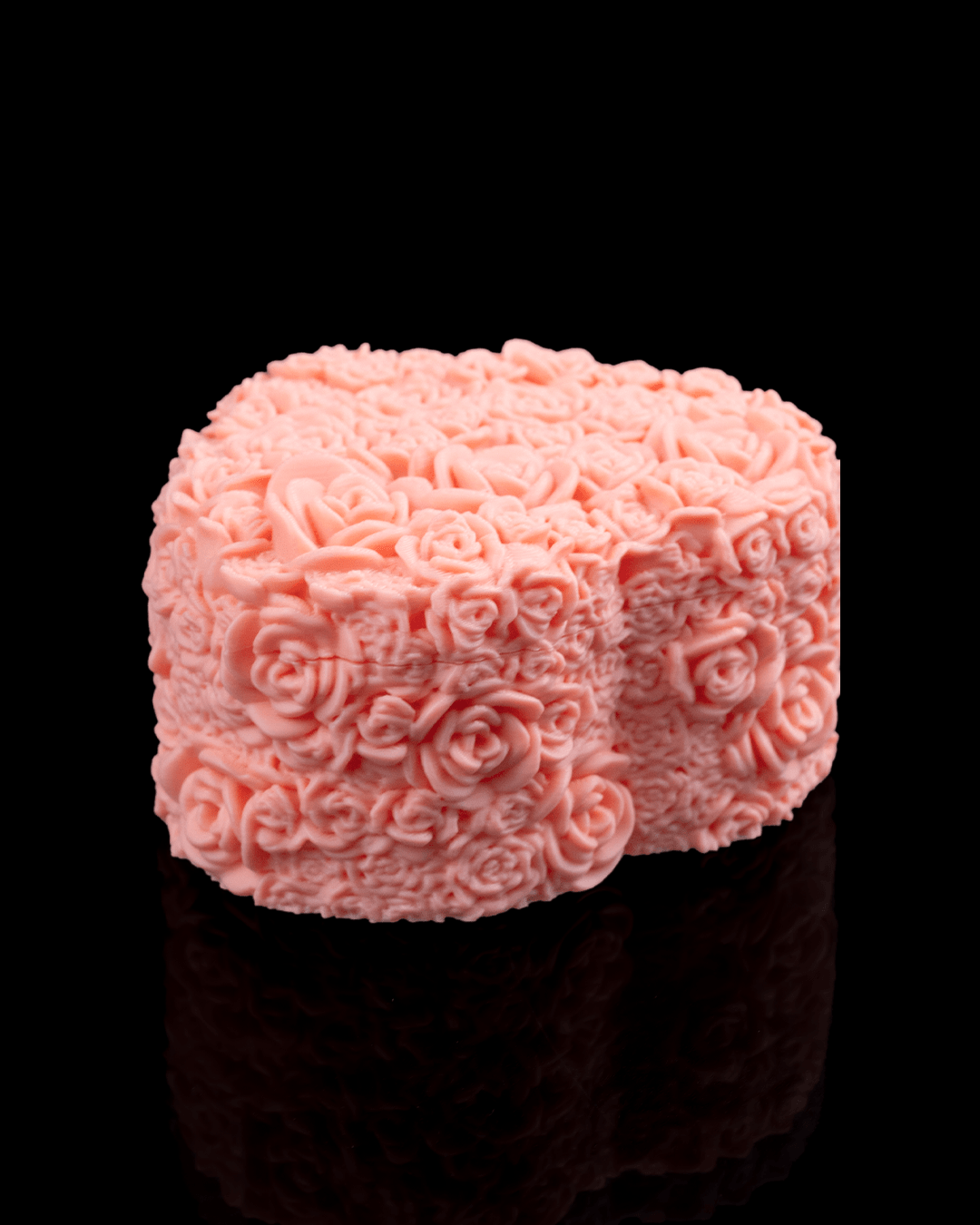 Decorative Rose Heart Box